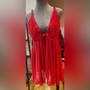 NWT* Elegant Red Lace intimate wear